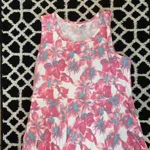 LulaRoe sleeveless skater dress w/pockets